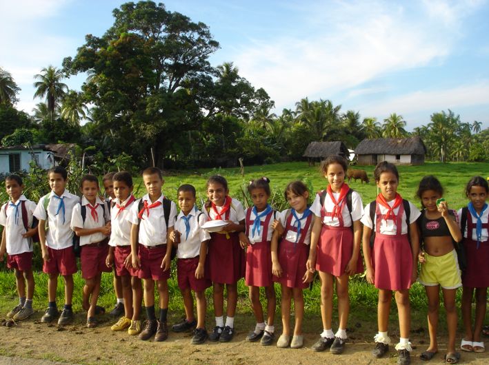 Escolares cubanos - Foto Lucas Garve