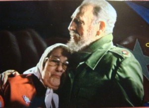 Hebe Bonafini y Fidel Castro