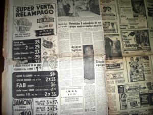 Periodico Revolución del 16 de noviembre de 1959- Foto de Jose Fornaris