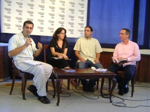 De izq. a der. - Antonio Rodiles, Ailer Gonzalez, Camilo Olivera y Walfrido López 