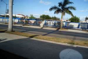 Avenida de Independencia, conocida como Boyeros, La Habana, cerca del lugar del crimen