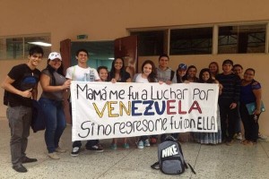 Estudiantes venezolanos- Foto de Angelica Mora