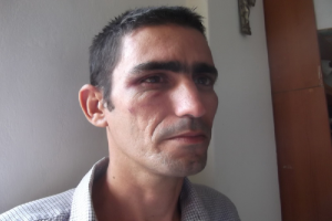 José Antonio Sieres Ramallo fue golpeado por los boinas negras que llevan la técnica canina_foto cortesía de la autora