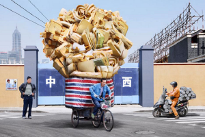 Las bicicletas chinas llegaron a Cuba, pero no el arraigo de grandes cargas de mercancía como ésta_internet