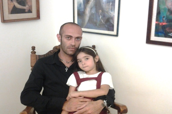Leandro Sorrentino y su hija Isabel - Foto de ACSM