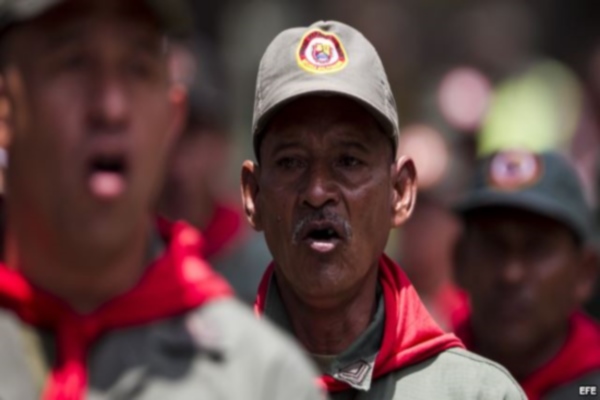 Miembros de la Milicia Bolivariana de Venezuela