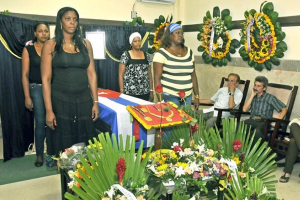 Funerales de Eugenio George en La Habana_foto tomada de internet