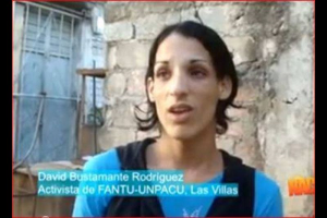 David Bustamante Rodríguez (21 años), activista cubano a favor de los derechos humanos_captura de pantalla