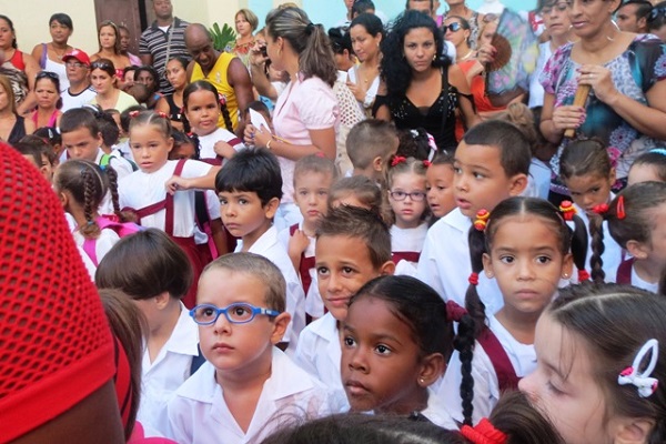 Niños de preescolar en Cuba (foto del autor)