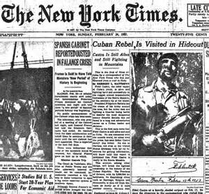 Pagina NYT. con Fidel