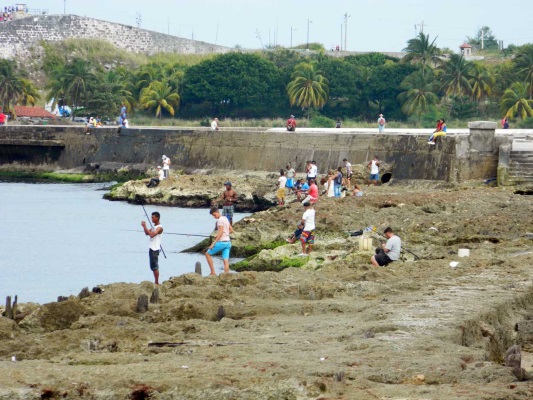 Escolares de Centro Habana mostraron altos niveles de plomo en sangre debido a la exposición a fuentes contaminantes como la bahía habanera (foto del autor)