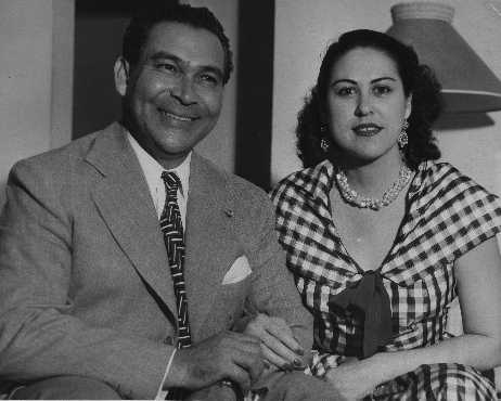 Fulgencio Batista junto a su esposa Marta Fernández (foto tomada de Internet)