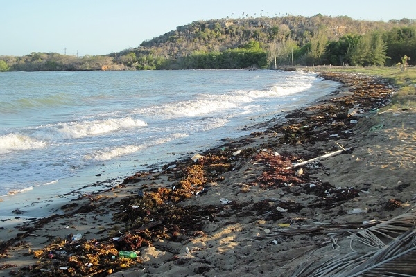 Las playas de Guantánamo sufren, entre los militares, el abandono y la contaminación (foto del autor)