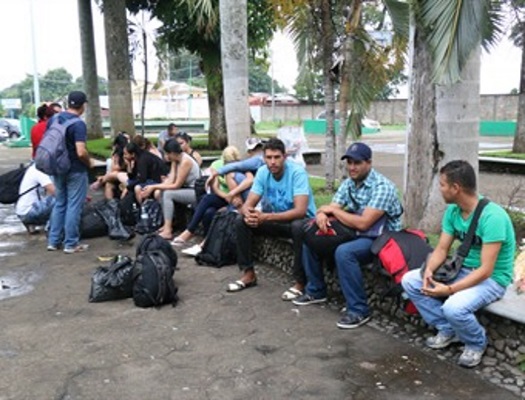 Cubanos en Chiapas, México (foto tomada de Internet)