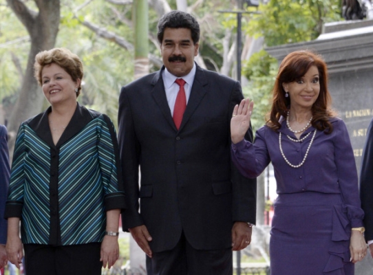 Dilma, Maduro y Cristina Kirchner