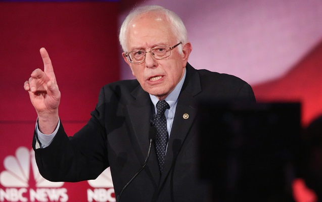Bernie Sanders, candidato a la nominación del Partido Demócrata (Andrew Burton/Getty Images)