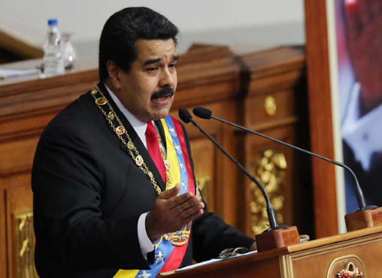 Nicolás Maduro ante la Asamblea Nacional venezolana (Reuters)