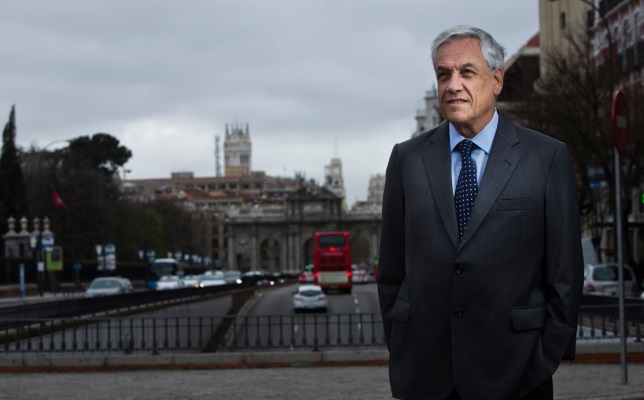 Sebastián Piñera, en Madrid (foto: El País)