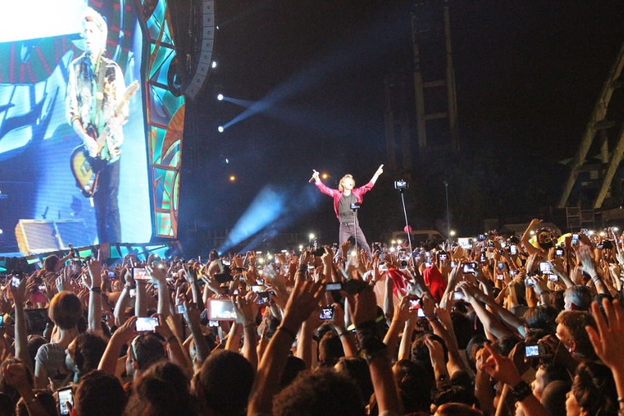 Mick Jagger en el escenario (Foto: Manuel Díaz Mons)