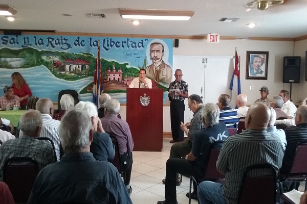 La Asociación Patriótica Cubana se reunió este sábado (Foto: Ernesto García Díaz)