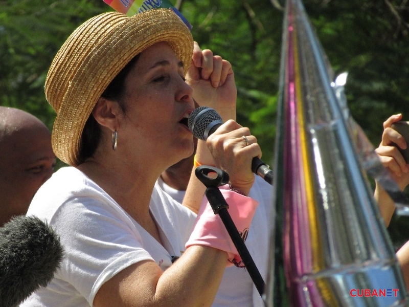 Mariela Castro durante un acto LGBTI (Foto: Juan A. Madrazo)