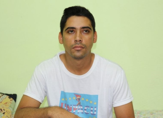 Carlos Amel Oliva cumplía este martes cuatro semanas en huelga de hambre (Twitter)