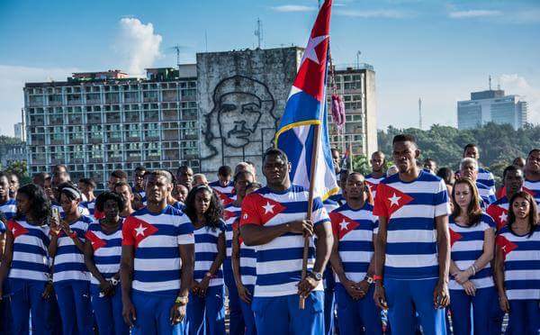 Delegación cubana a Juegos Olímpicos en Río de Janeiro (foto Cubadebate)