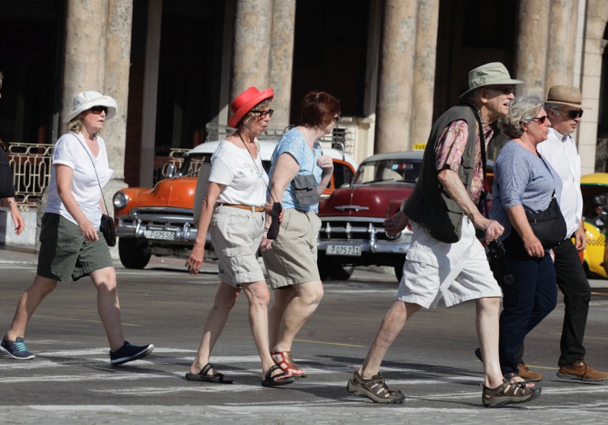 Turistas estadounidenses en La Habana (Foto: lahora.gt)