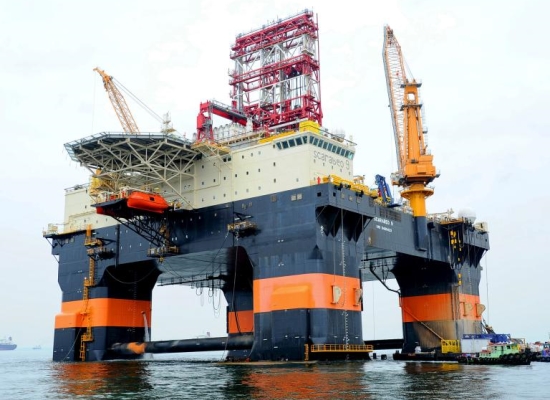 Plataforma petrolera cubana en aguas del Golfo de México (Foto: Keppel Offshore and Marine/Reuters)