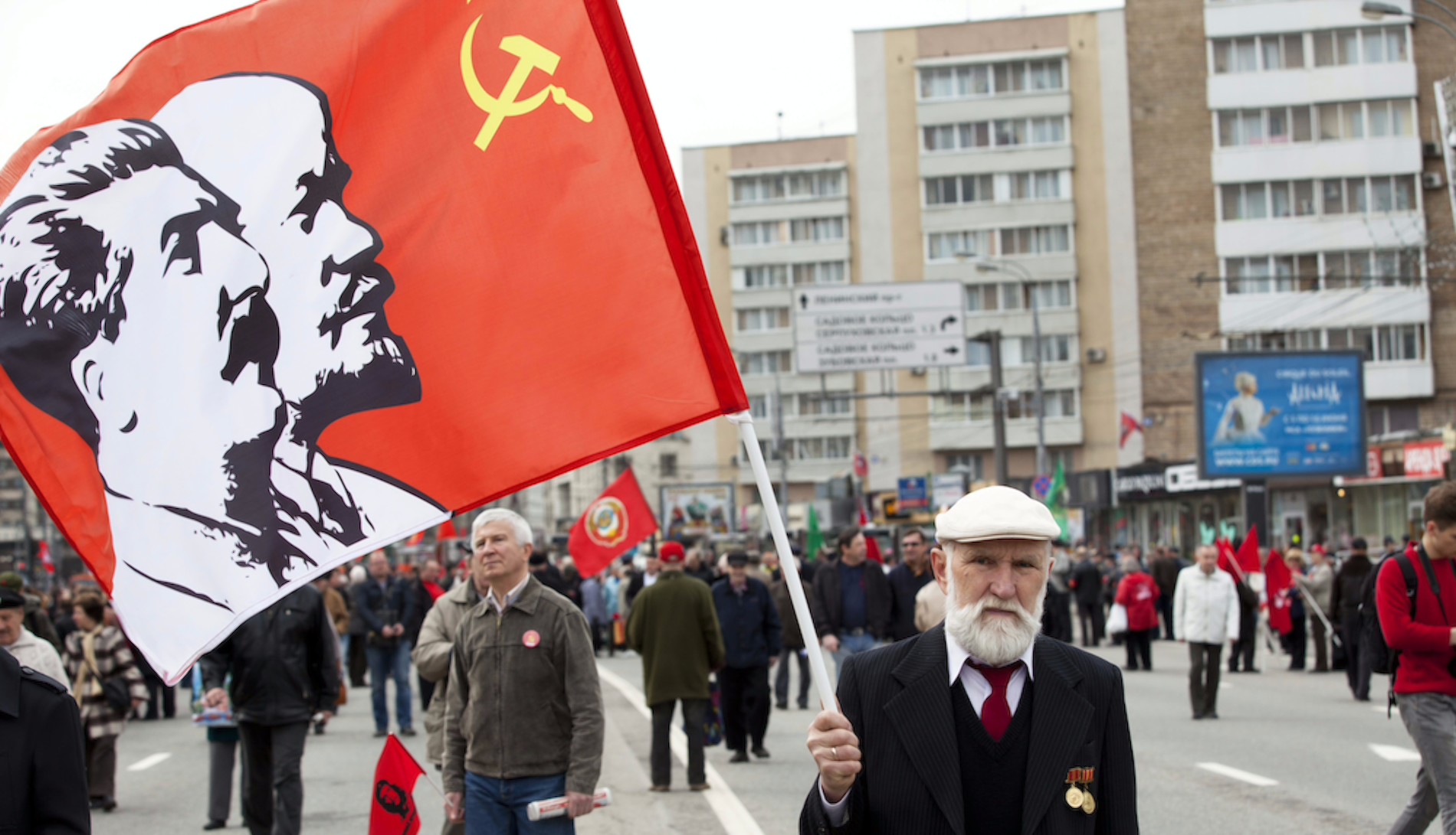 Nostálgicos del régimen totalitario soviético en Moscú (Cordon Press)