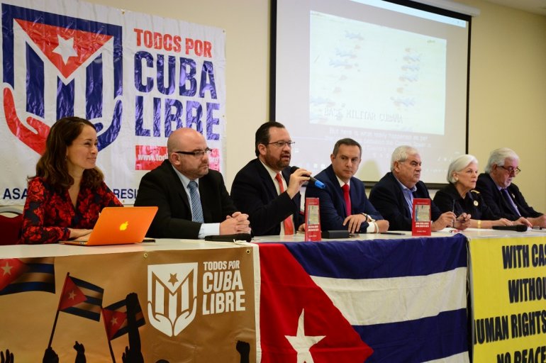 Resultado de imagem para El exilio cubano y venezolano se une a los nicaragÃ¼enses en Miami para exigir respeto a los DD HH