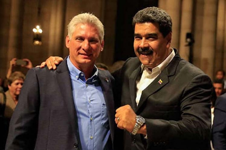 Nicolás Maduro y Miguel Díaz-Canel