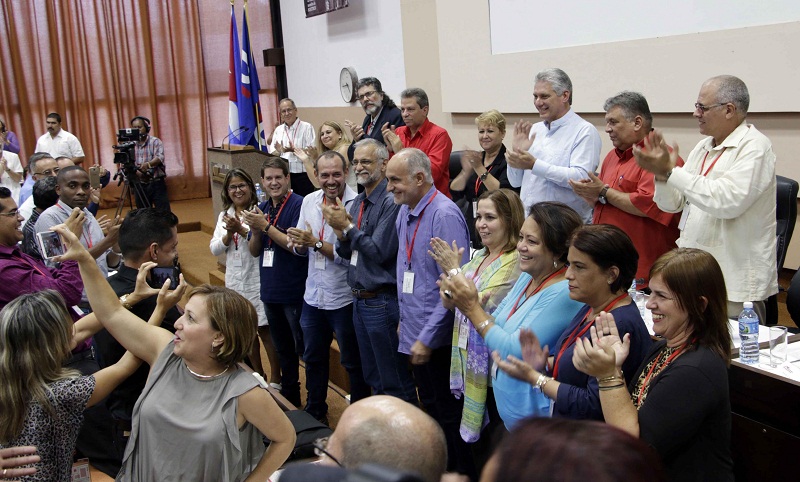 Miguel Díaz-Canel clausura el Congreso de la Unión de Periodistas de Cuba