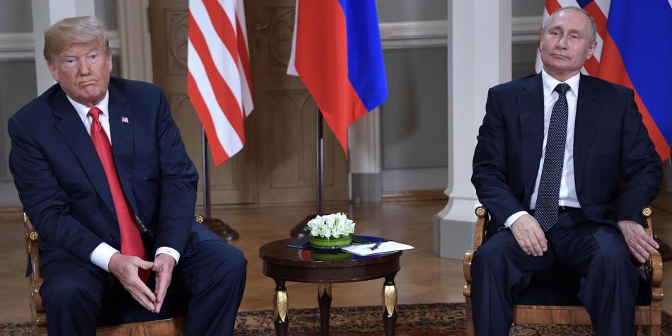 Donald Trump y Vladímir Putin el pasado 16 de julio de 2018 en Helsinki, Finlandia