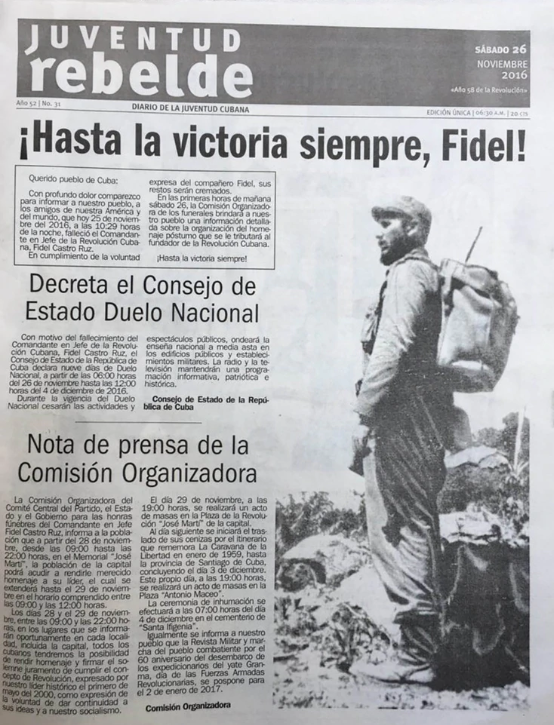 Cuba Fidel Castro historia