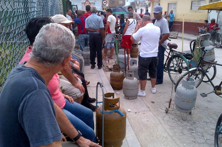 Cuba; gas licuado