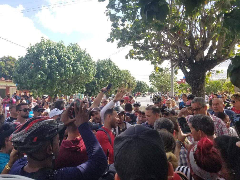 Cuba, Santa Clara, Protesta