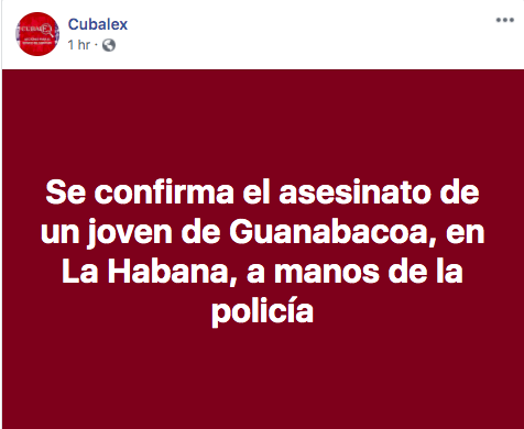 policía Cuba