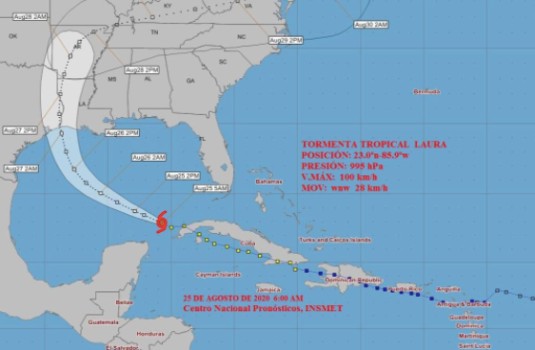 tormenta tropical Laura Cuba