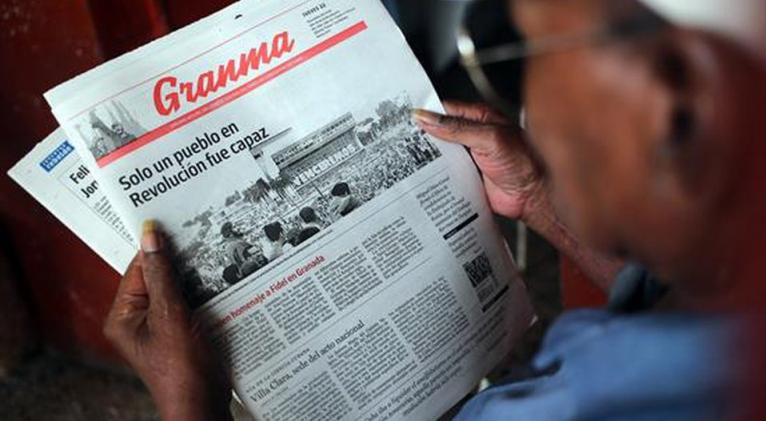 prensa oficial, Cuba, Granma