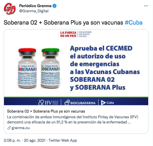 vacunas CECMED Cuba