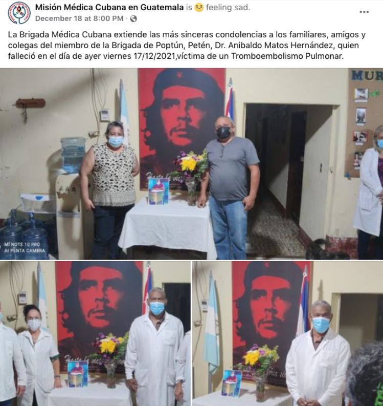 doctor cubano Anibaldo Matos Hernández