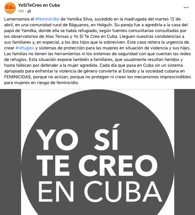 feminicidio Cuba 