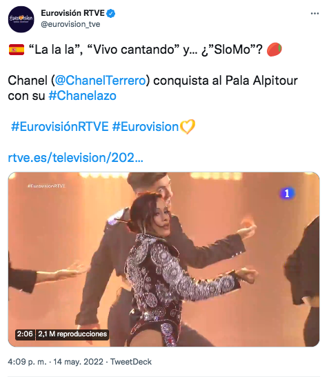 Chanel Terrero Eurovisión España cubana