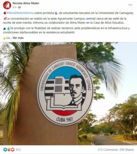 estudiantes, corriente, Camagüey, manifestación