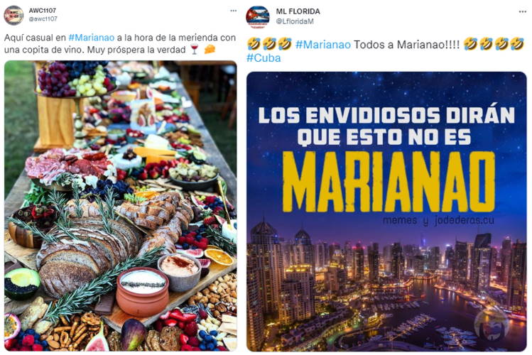 The memes are angry with Marianao: "Everything is very rich here"