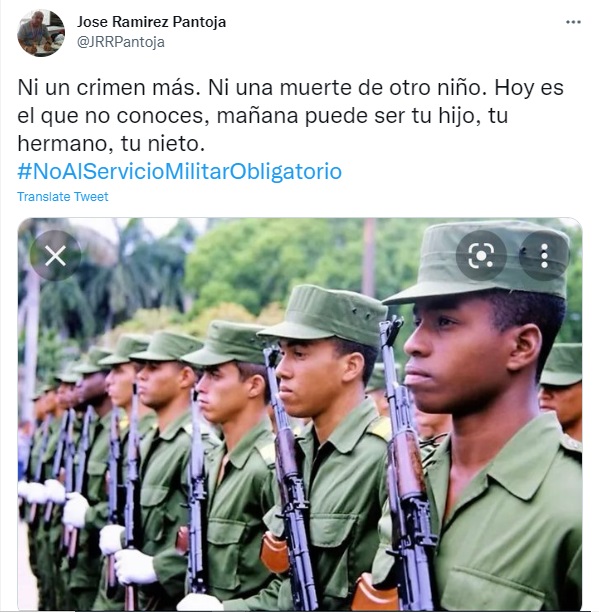 “They are not martyrs, but victims”: Cubans ask for the end of Compulsory Military Service