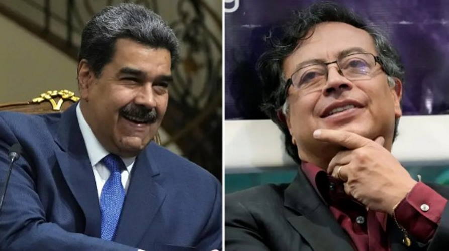 Nicolas Maduro y Gustavo Petro, Colombia, Venezuela