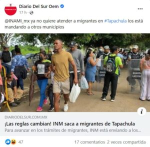 migrantes, cubanos, Tapachula
