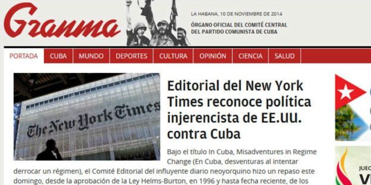 editoriales, Cuba, The New York Times